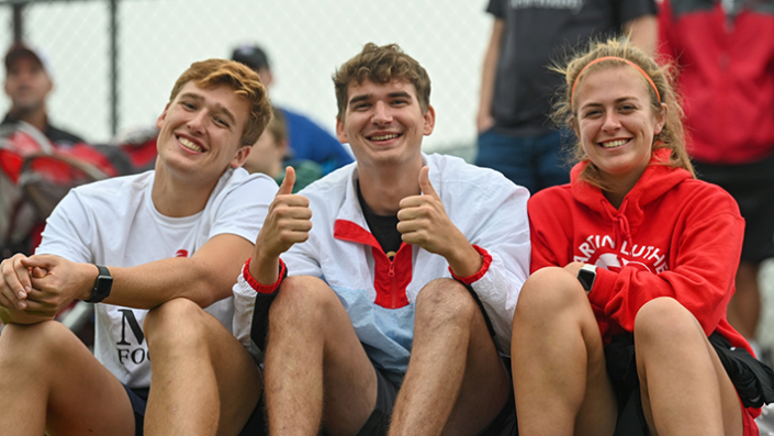 MLC students at football game 711×400