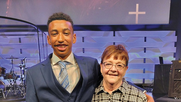 Pam with great-nephew for web